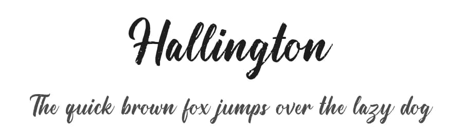 Hallington by Hendra Pratama — Script Handwritten Font