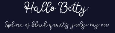 Hallo Betty by Javatype Studio — Script Handwritten Font — thumbnail 2