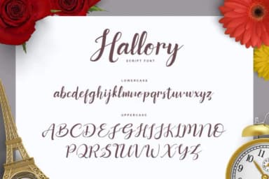 Hallory Font by Grezline Studio — Script Handwritten Font — thumbnail 6