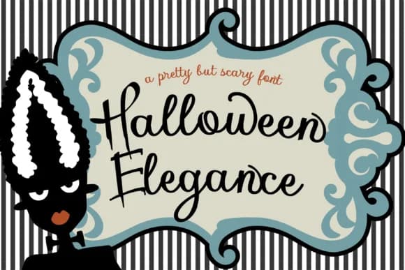 Halloween Elegance Font by Illustration Ink — Script Handwritten Font