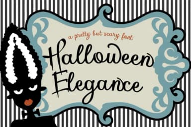 Halloween Elegance Font by Illustration Ink — Script Handwritten Font — thumbnail 1