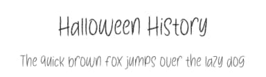 Halloween History by Etik Fatimah — Script Handwritten Font — thumbnail 1