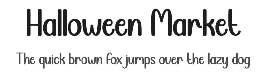 Halloween Market by Andi Moz — Script Handwritten Font