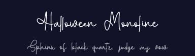 Halloween Monoline by Letterafa Studio — Script Handwritten Font — thumbnail 2