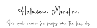 Halloween Monoline by Letterafa Studio — Script Handwritten Font — thumbnail 1
