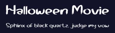 Halloween Movie by Rangkai Aksara — Script Handwritten Font — thumbnail 2