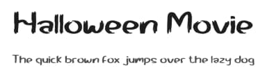 Halloween Movie by Rangkai Aksara — Script Handwritten Font — thumbnail 1