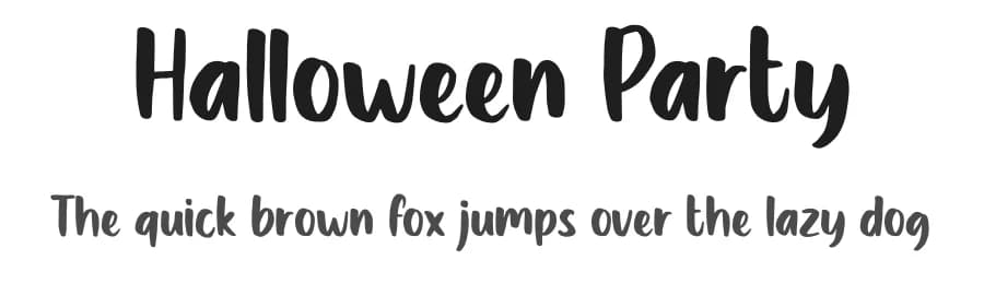 Halloween Party by Graphix Line Studio — Script Handwritten Font