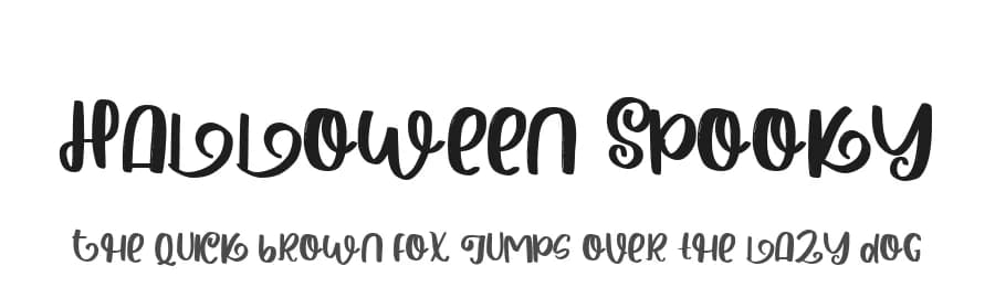 Halloween Spooky by Mariyana — Script Handwritten Font