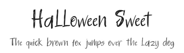 Halloween Sweet by Murebek Type — Script Handwritten Font