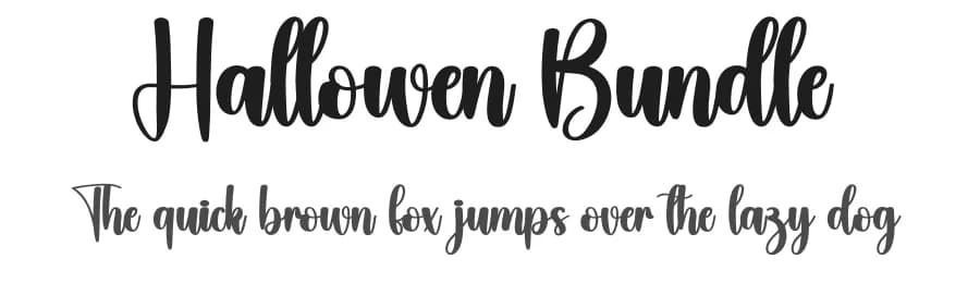 Hallowen Bundle by Scratchones — Script Handwritten Font