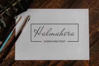 Halmahera Font by deniprianggono78 — Script Handwritten Font — thumbnail 1