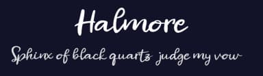 Halmore by Vunira Design — Script Handwritten Font — thumbnail 2
