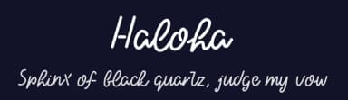 Haloha by Typefactoryco — Script Handwritten Font — thumbnail 2