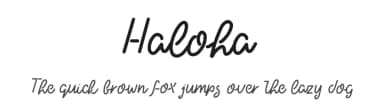 Haloha by Typefactoryco — Script Handwritten Font — thumbnail 1