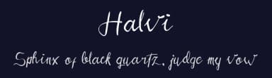 Halvi by kntype.co — Script Handwritten Font — thumbnail 2
