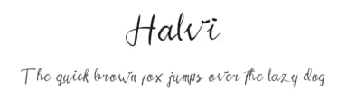 Halvi by kntype.co — Script Handwritten Font — thumbnail 1