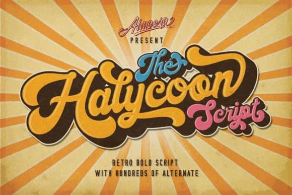 Halycoon Script Font by Almeera Studio — Script Handwritten Font