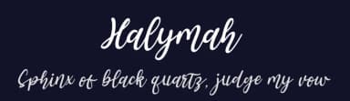 Halymah by Letterena Studios — Script Handwritten Font — thumbnail 2