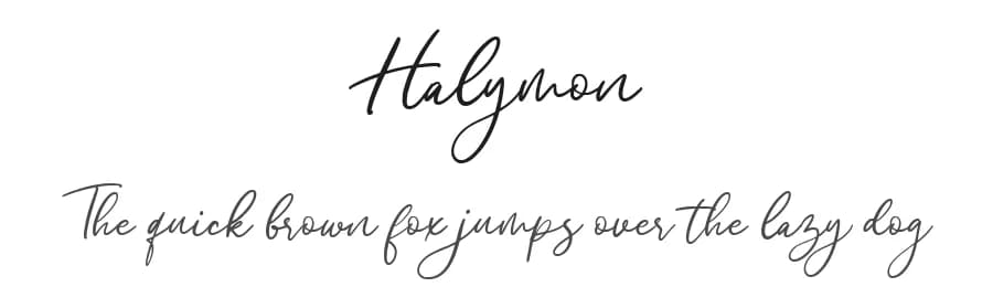 Halymon by Creatype Studio — Script Handwritten Font