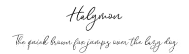 Halymon by Creatype Studio — Script Handwritten Font — thumbnail 1