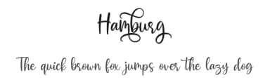 Hamburg by FallenGraphic Studio — Script Handwritten Font — thumbnail 1