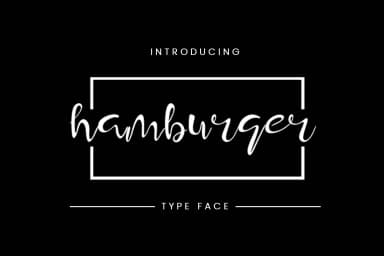 Hamburger Font by Gumacreative — Script Handwritten Font — thumbnail 5