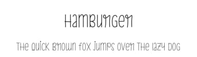 Hamburger by Andi Moz — Script Handwritten Font — thumbnail 1