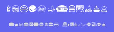 Hamburger by Woodcutter — Dingbats Font — thumbnail 3