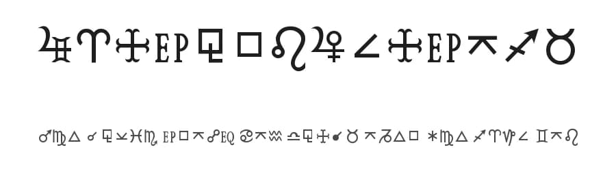 HamburgSymbols — Dingbats Font