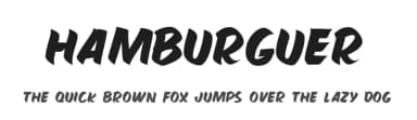 Hamburguer by Billy Argel Fonts ® — Script Handwritten Font — thumbnail 1