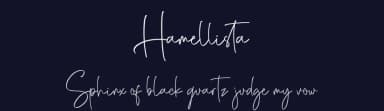 Hamellista by Bluestype Studio — Script Handwritten Font — thumbnail 2