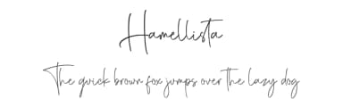 Hamellista by Bluestype Studio — Script Handwritten Font — thumbnail 1