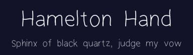 Hamelton Hand by James Hamelton Jr — Script Handwritten Font — thumbnail 2