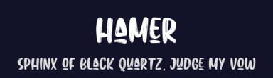Hamer by Kong Font — Script Handwritten Font — thumbnail 2