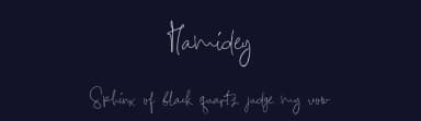 Hamidey by Arief HK — Script Handwritten Font — thumbnail 2