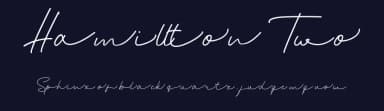 Hamillton Two by Ardyana Types — Script Handwritten Font — thumbnail 2