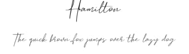 Hamilton by Lettersiro Studio — Script Handwritten Font — thumbnail 1