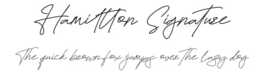 Hamiltton Signature by FinTypeStudio — Script Handwritten Font — thumbnail 1