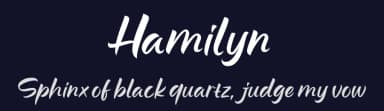 Hamilyn by 7NTypes — Script Handwritten Font — thumbnail 2