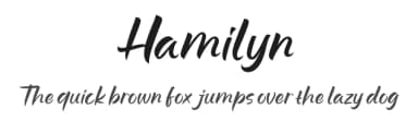 Hamilyn by 7NTypes — Script Handwritten Font — thumbnail 1