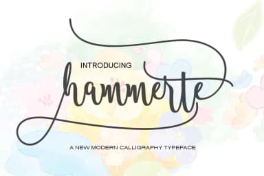 Hammerte Font by Polem — Script Handwritten Font — thumbnail 1