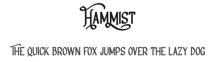 Hammist by Vunira Design — Script Handwritten Font