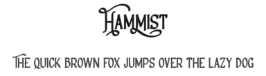 Hammist by Vunira Design — Script Handwritten Font — thumbnail 1