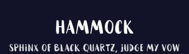 Hammock by Andreas Twardzik — Script Handwritten Font — thumbnail 2