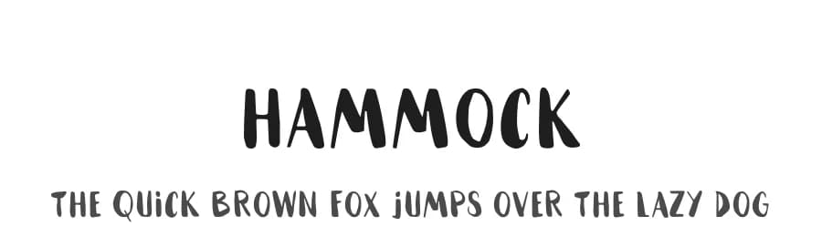 Hammock by Andreas Twardzik — Script Handwritten Font
