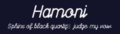 Hamoni by Amru ID — Script Handwritten Font — thumbnail 2
