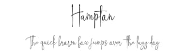 Hampton by Andhi Yulianto — Script Handwritten Font — thumbnail 1