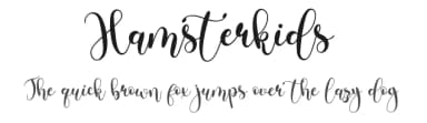 Hamsterkids by Airotype — Script Handwritten Font — thumbnail 1