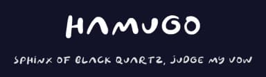 Hamugo by Hamugo Official — Script Handwritten Font — thumbnail 2